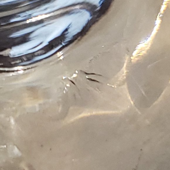 Winter Water Goblet - Snowmen - Snowflakes - Blue & White - Picture 5 of 6